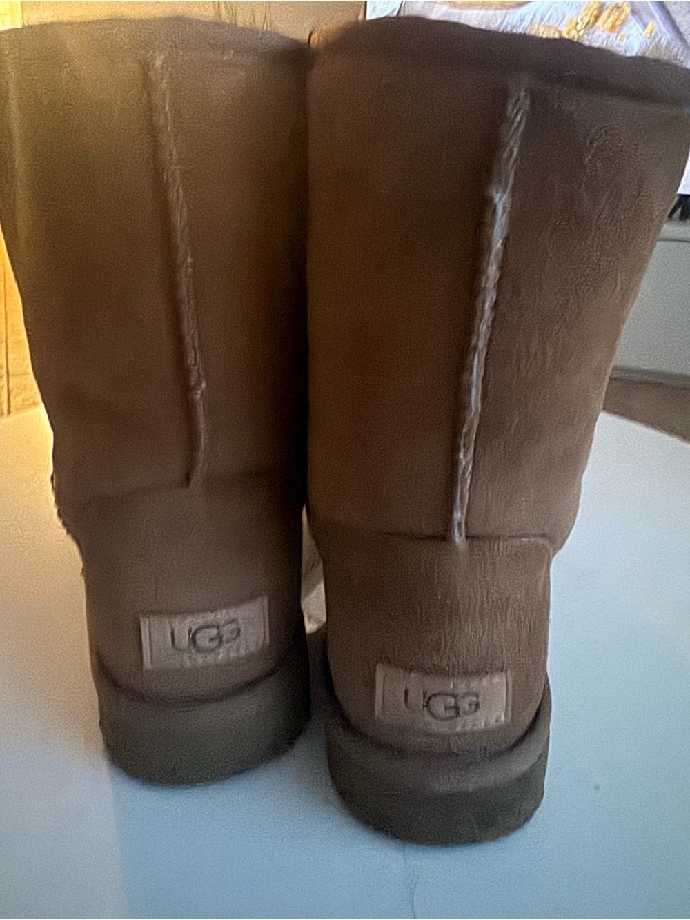 UGG Women’s Classic Chestnut Brown Suede Boots